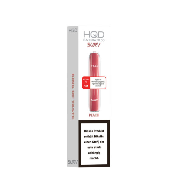 HQD Surv 18mg/ml - Peach