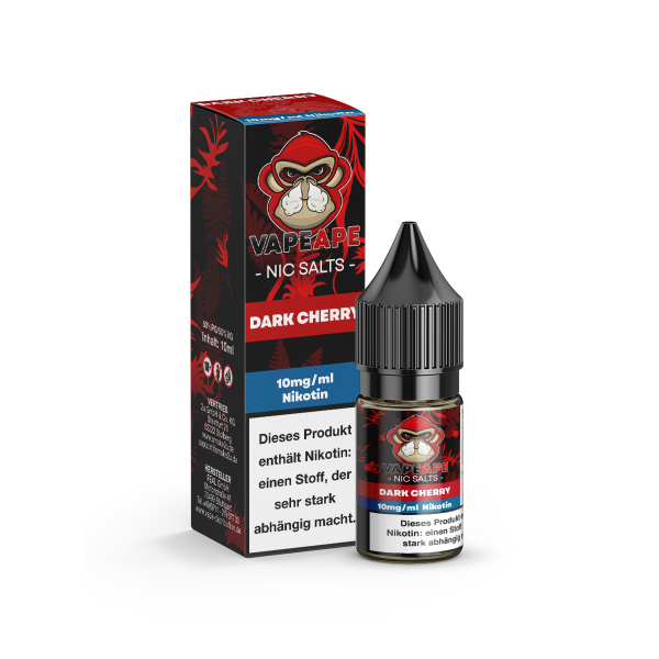 VapeApe Liquid 10ml - Dark Cherry 10mg/ml