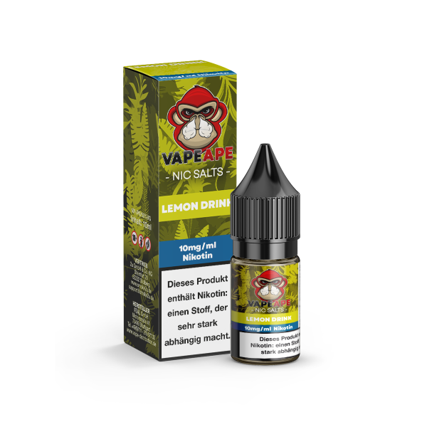 VapeApe Liquid 10ml - Lemon Drink 10mg/ml