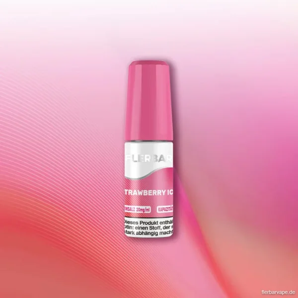 Flerbar Liquid - Strawberry Ice 10mg/ml Nikotinsalz