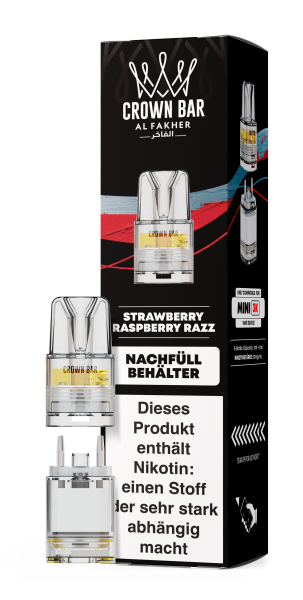 Al Fakher 3K Mini Pod - Strawberry Raspberry Razz 20mg/ml