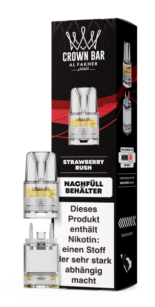 Al Fakher 12K Pro Max Pod 20mg/ml - Strawberry Rush