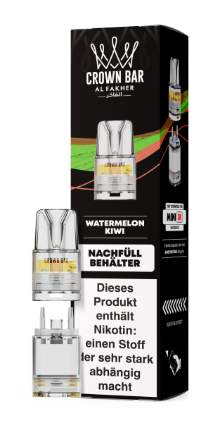 Al Fakher 12K Pro Max Pod 20mg/ml - Watermelon Kiwi