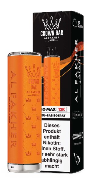 Al Fakher Pro Max 12k Akkuträger 900mAh - Orange