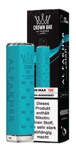 Al Fakher Pro Max 12k Akkuträger 900mAh - Light Blue