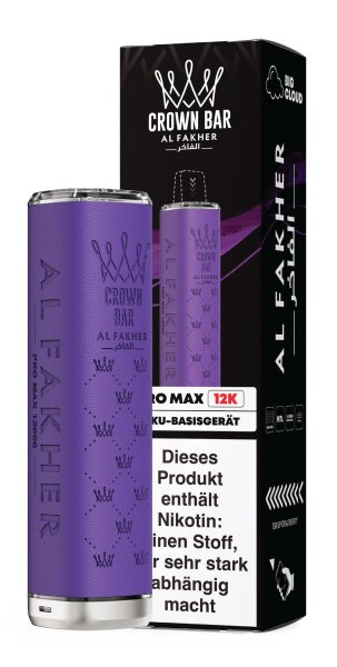 Al Fakher Pro Max 12k Akkuträger 900mAh - Lila