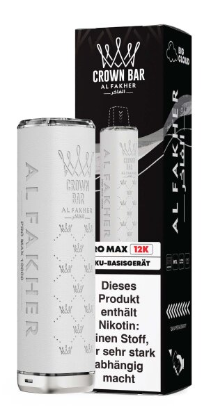 Al Fakher Pro Max 12k Akkuträger 900mAh - White