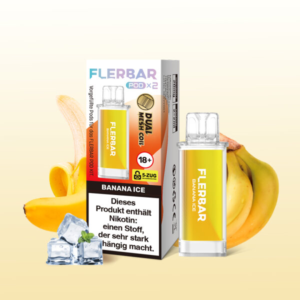 Flerbar Pod - Banana Ice (2er Pack)