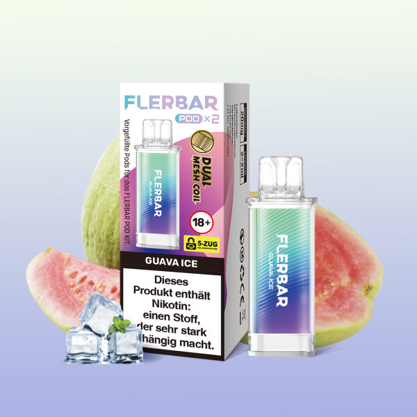 Flerbar Pod - Guava Ice (2er Pack)