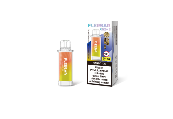 Flerbar Pod - Mango Ice (2er Pack)