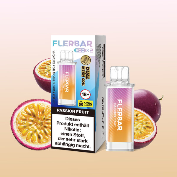 Flerbar Pod - Passion Fruit (2er Pack)